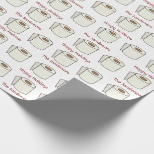 Cadeau Papier de toilette Funny personnalisé Joyeuses f