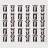 CADEAU PAPIER DE WEAPPING DE POOPY JOE BIDEN (Plat)