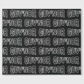 CADEAU PAPIER DE WRAPPING GUV'NOR (Plat)