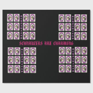 Cadeau Papier de Wrpping de Schnauzer