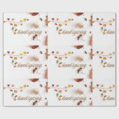 Cadeau Papier d'échauffement d'action de grâce 07 (Plat)
