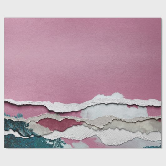 Cadeau papier déchiré (Plat)