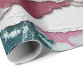 Cadeau papier déchiré (Coin rond)