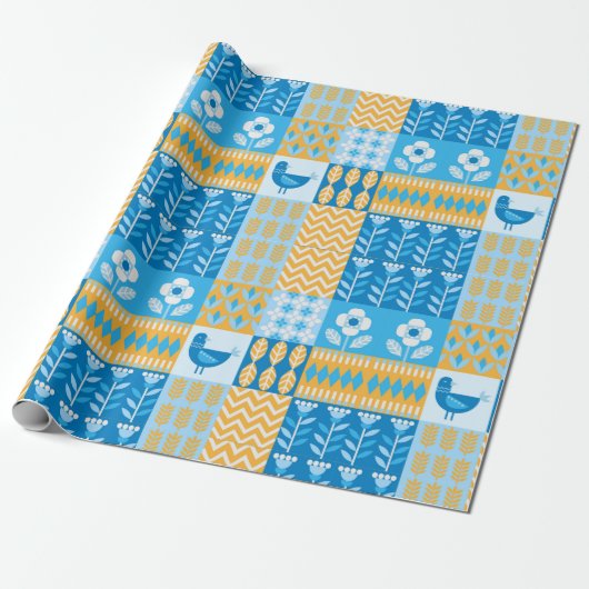 Cadeau Papier décoratif coloré (Déroulé)