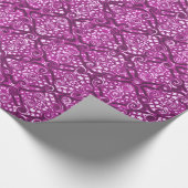 Cadeau Papier décoratif Motif rose (Coin)