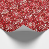 Cadeau Papier décoratif Motif rouge (Coin)