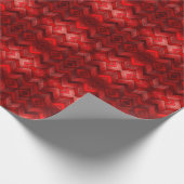 Cadeau Papier décoratif rouge (Coin)