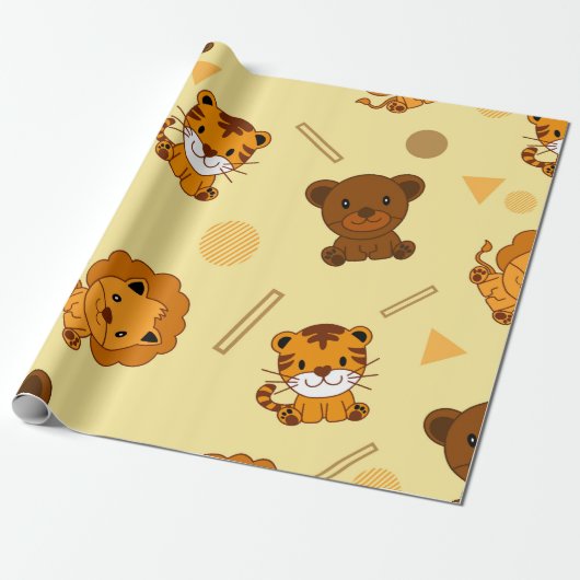 Cadeau Papier d'écorce animale (Déroulé)