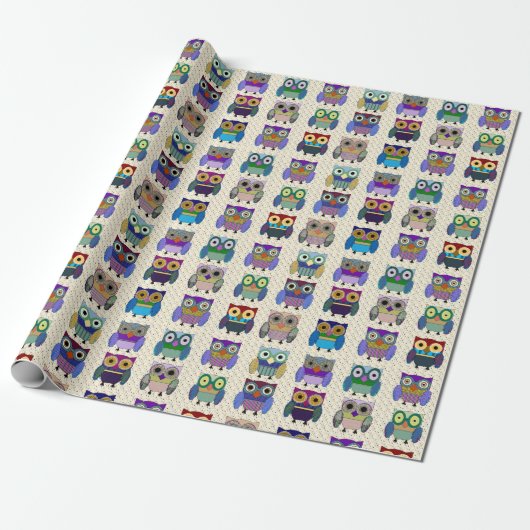 Cadeau Papier d'écorce de Charming Owls (Déroulé)