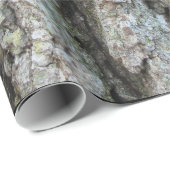 Cadeau Papier d'écorce de chêne de vieille croissance (Coin rond)