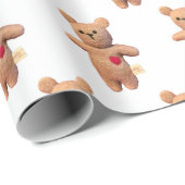 Cadeau Papier d'écorce d'ours Brown Bully Buddy (Coin rond)