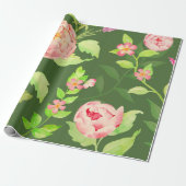 Cadeau Papier d'écorce rose pastel (Déroulé)