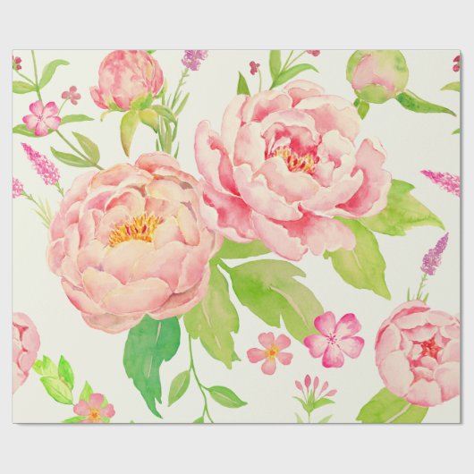 Cadeau Papier d'écorce rose pastel (Plat)
