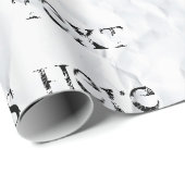 Cadeau Papier découpé avec votre texte dégradé (Coin rond)