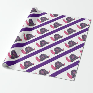 Cadeau Papier d'écouvillonnage pour escargots roses