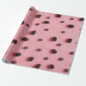 Cadeau Papier d'écrêtage de bleuets et de mûriers (Déroulé)