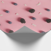 Cadeau Papier d'écrêtage de bleuets et de mûriers (Coin)