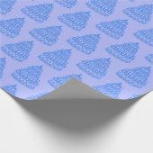 Cadeau Papier d'écrêtage d'impression de gâteau bleu (Coin)
