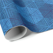 Cadeau Papier d'écrêtage Sashiko Snowflake (Coin rond)