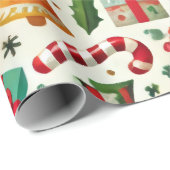Cadeau Papier d'emballage (Coin rond)
