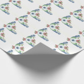 Cadeau Papier d'emballage 2 de Rosemaling (Coin)