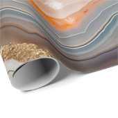 Cadeau Papier d'emballage 3 D Agate (Coin rond)