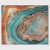 Cadeau Papier d'emballage 3 D Agate (Plat)