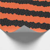 Cadeau papier d'emballage à bande d'halloween (Coin)