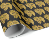 Cadeau Papier d'emballage à boue rugueuse (Coin rond)