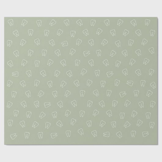 Cadeau Papier d'emballage à dent mignon (Plat)