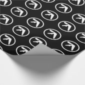 Cadeau papier d'emballage à deux logos (Coin)