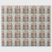 Cadeau Papier d'emballage à double impression pour thé/ge (Plat)