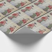 Cadeau Papier d'emballage à double impression pour thé/ge (Coin)