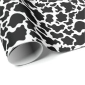 Cadeau Papier d'emballage à impression de vache (Coin rond)