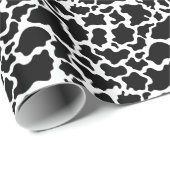 Cadeau Papier d'emballage à impression de vache (Coin rond)