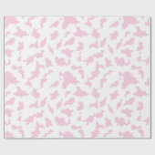 Cadeau Papier d'emballage à impression de vache rose (Plat)
