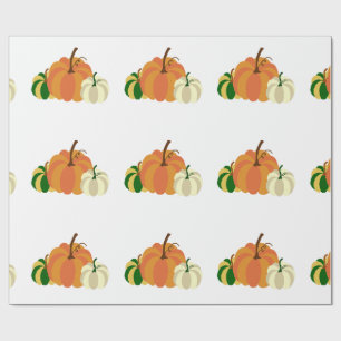 Cadeau Papier d'emballage à motif citrouille