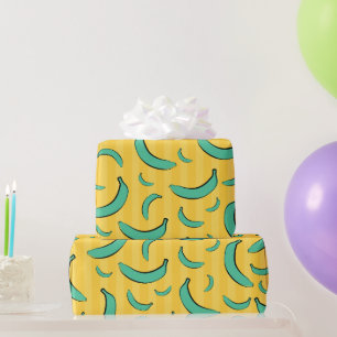 Cadeau Papier d'emballage à motif de banane