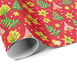Cadeau Papier d'emballage à motif de Noël