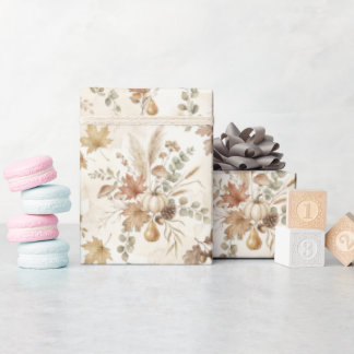 Cadeau Papier d'emballage à motif sans couture à l'aquare