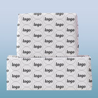 Papier d'emballage à motif simple pour entreprise