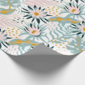 Cadeau Papier d'emballage à motifs floraux (Coin)