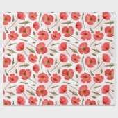 Cadeau Papier d'emballage à motifs floraux (Plat)