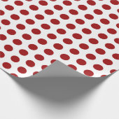 Cadeau Papier d'emballage à points rouges (Coin)