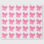 Cadeau Papier d'emballage à ruban rose (Plat)