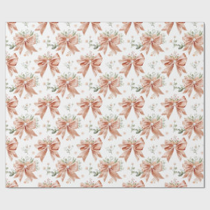 Cadeau Papier d'emballage à ruban vintage rose   Papier c