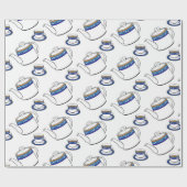 Cadeau papier d'emballage à thé (Plat)