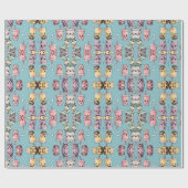 Cadeau papier d'emballage à thé boba (Plat)