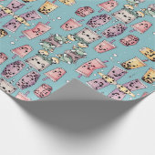 Cadeau papier d'emballage à thé boba (Coin)