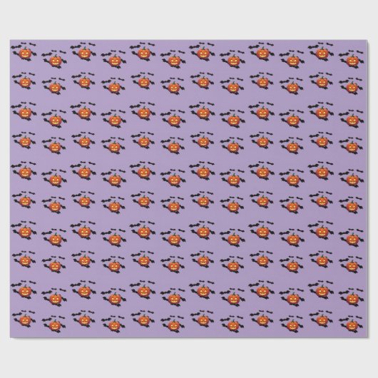 Cadeau Papier d'emballage à thème Halloween (Plat)